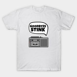 The Office Michael Scott Tshirt Idea Goodbyes Stink T-Shirt